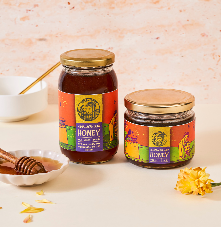 100% Pure Himalayan Wild Forest Raw Honey