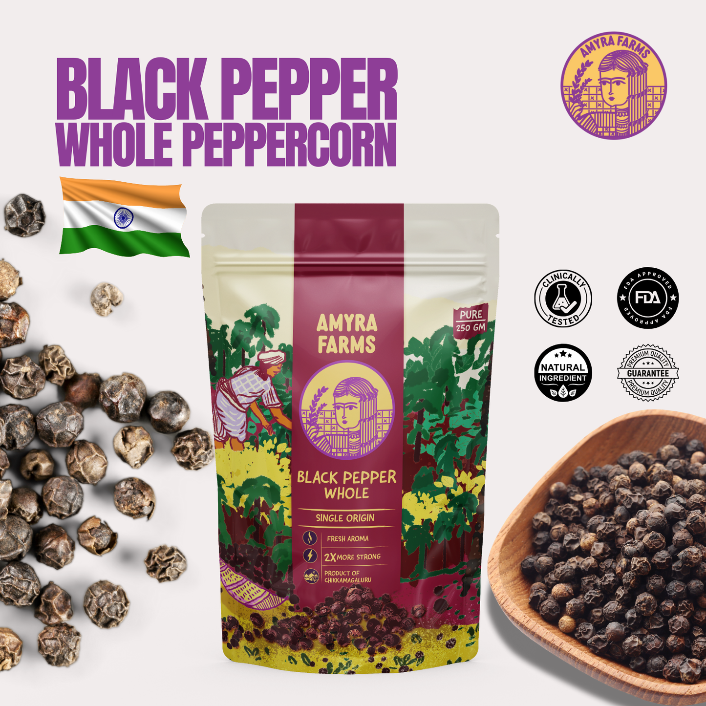 Royal Black Peppercorns | Black Pepper