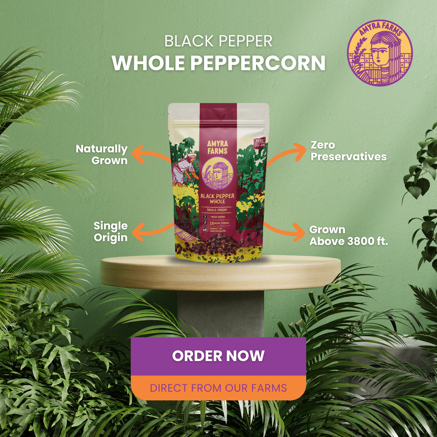 Royal Black Peppercorns | Black Pepper