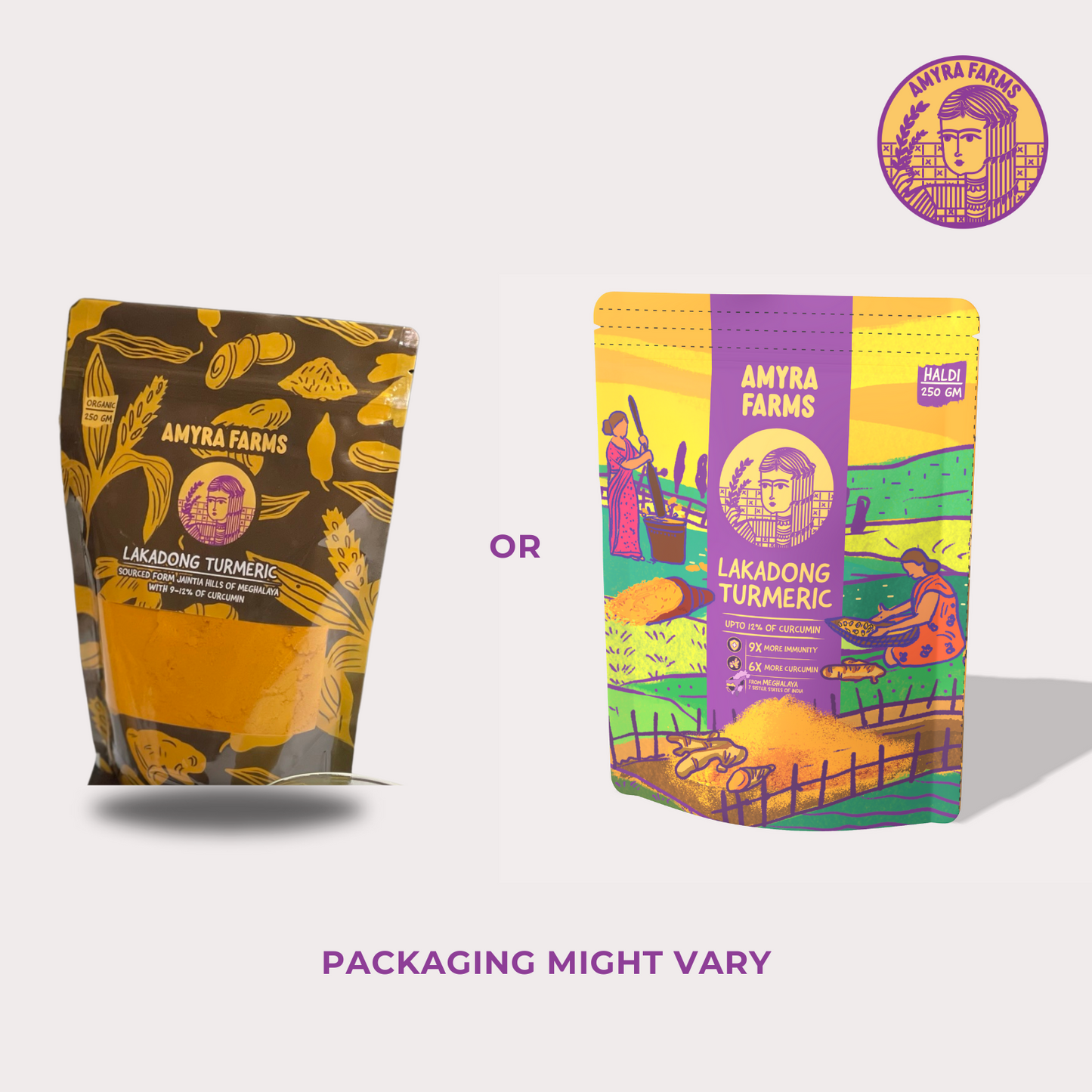 Organic Turmeric Powder From Meghalaya (9x More Immunity)